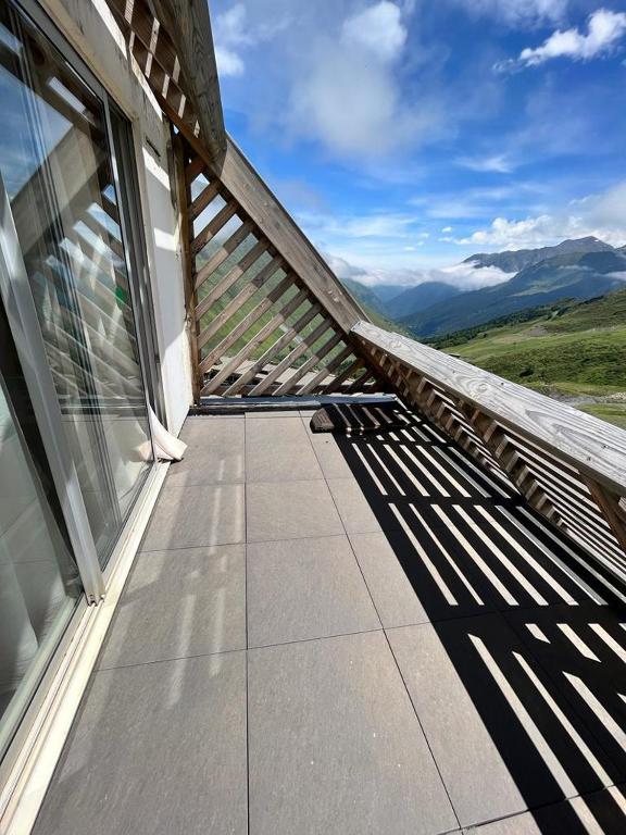 Nespecifikovaný výhled na hory nebo výhled na hory při pohledu z apartmánu