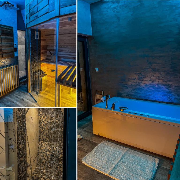 Koupelna v ubytování Vila Bašić Vlašić Spa Apartman JELEN