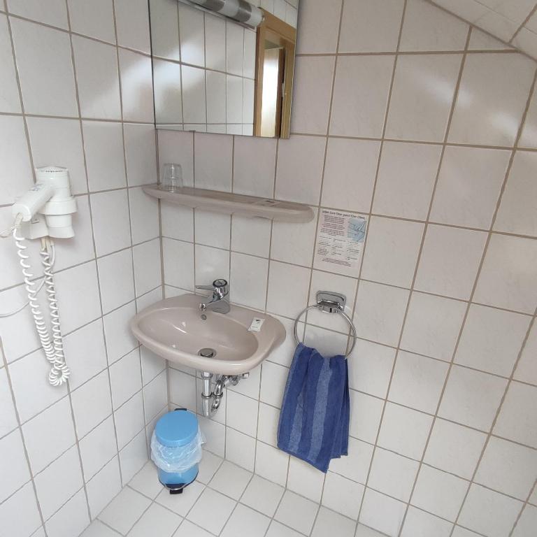 Koupelna v ubytování Gasthof Goldene Krone