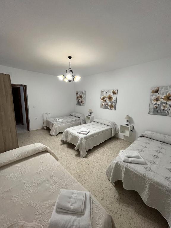 Postel nebo postele na pokoji v ubytování El Rincón de Matías (Apartamento turístico)