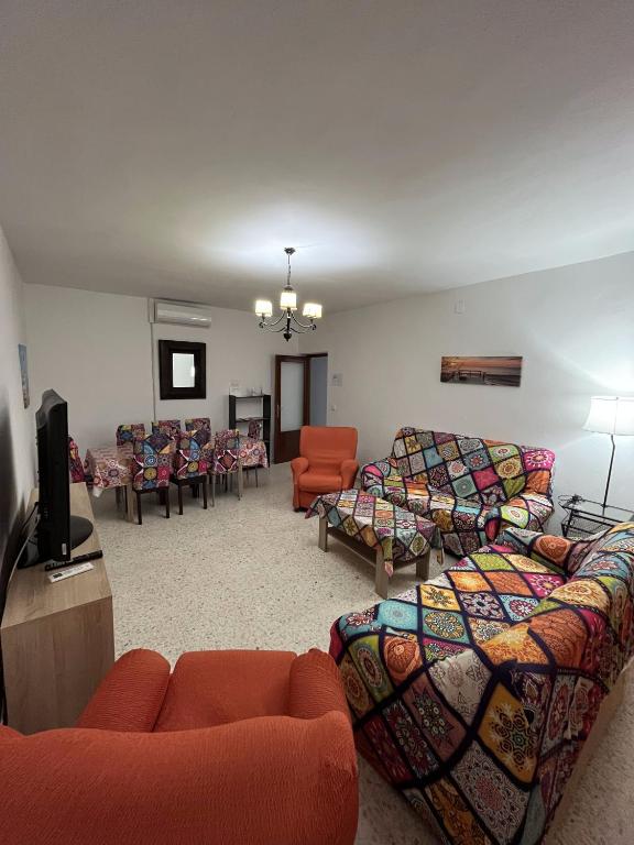 TV a/nebo společenská místnost v ubytování El Rincón de Matías (Apartamento turístico)