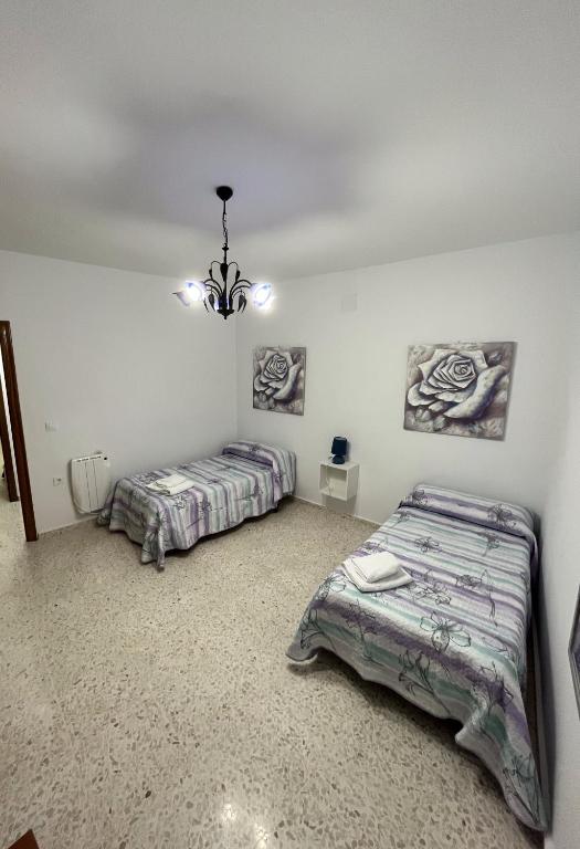 Postel nebo postele na pokoji v ubytování El Rincón de Matías (Apartamento turístico)