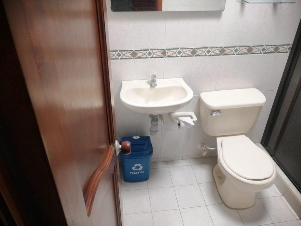 Koupelna v ubytování Hotel Real