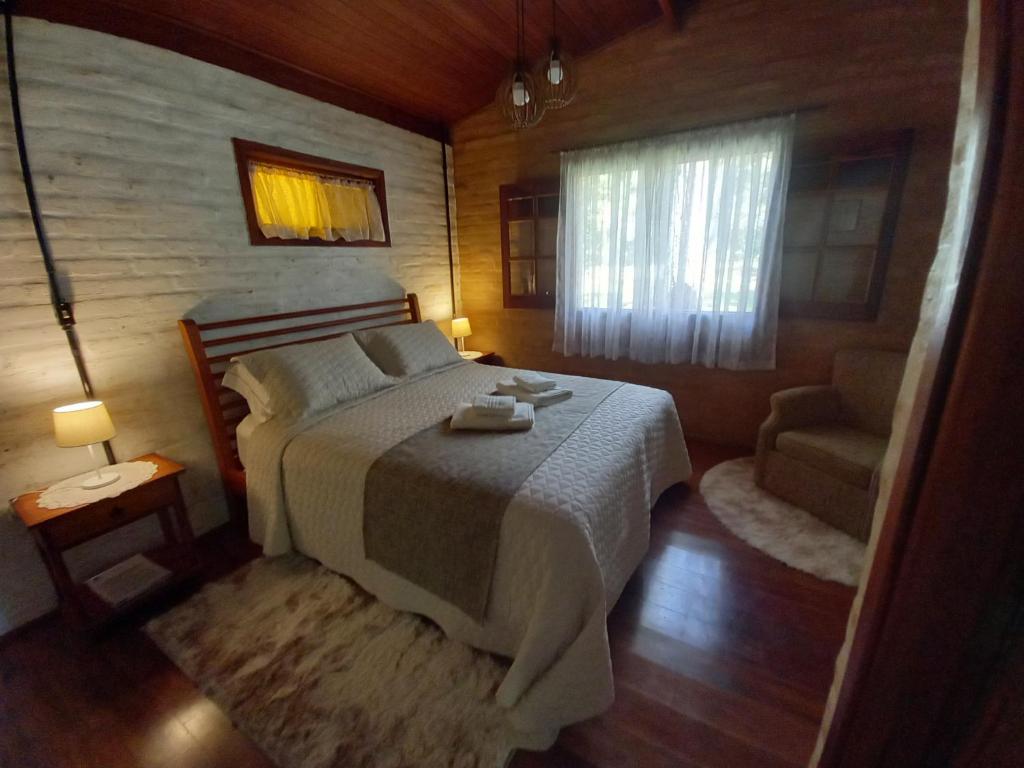 Postel nebo postele na pokoji v ubytování Pousada Candeias