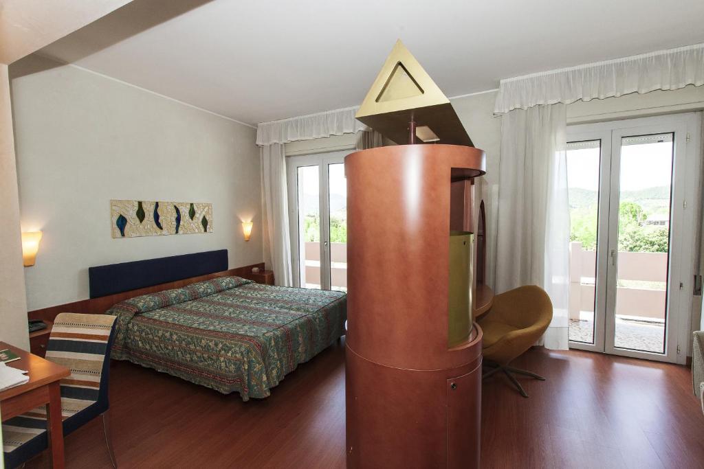 Postel nebo postele na pokoji v ubytování Hotel Terme Orvieto