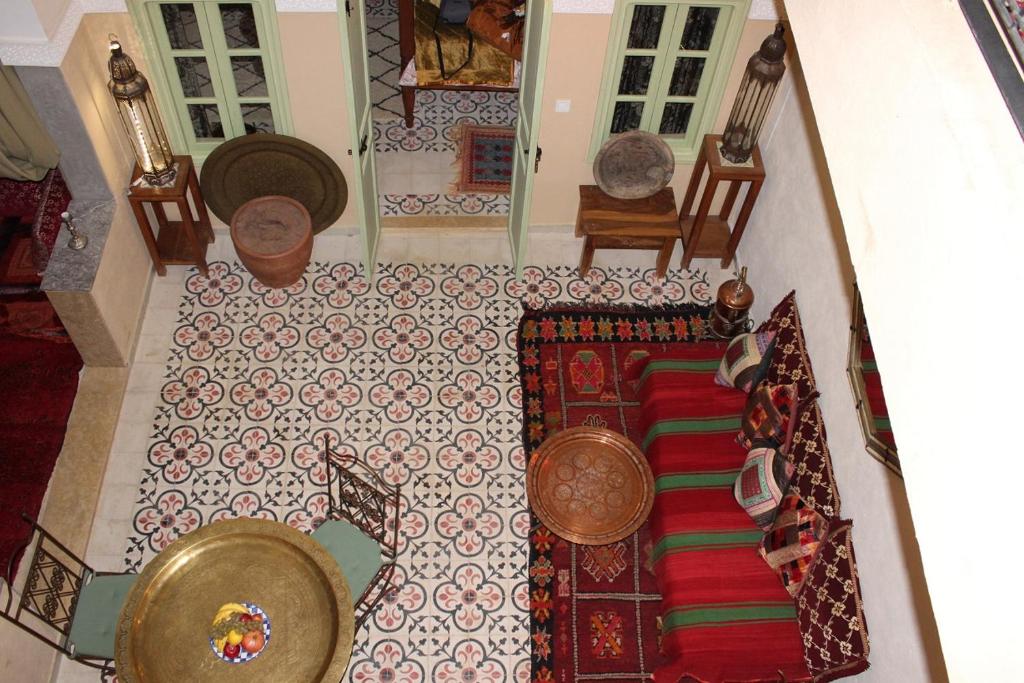 Posezení v ubytování Riad la medersa