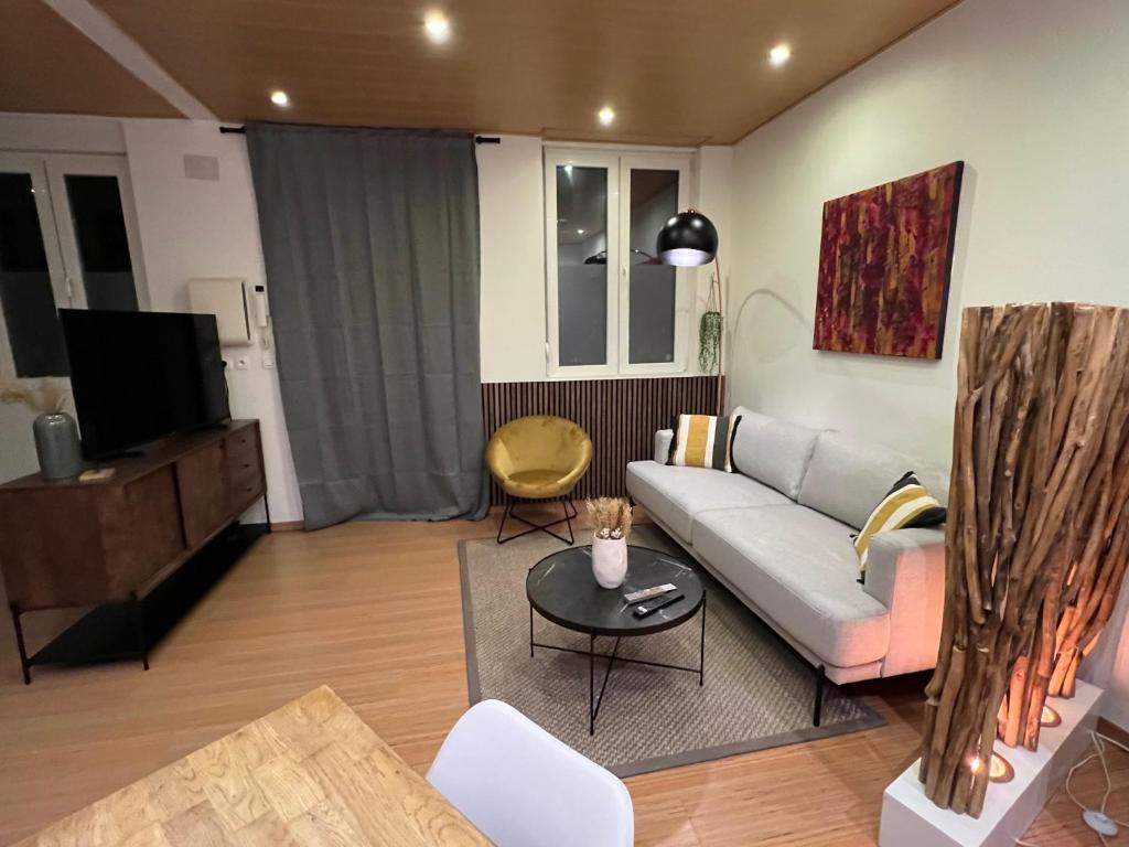 Posedenie v ubytovaní Jadore - Appartements meublés Mulhouse Ville