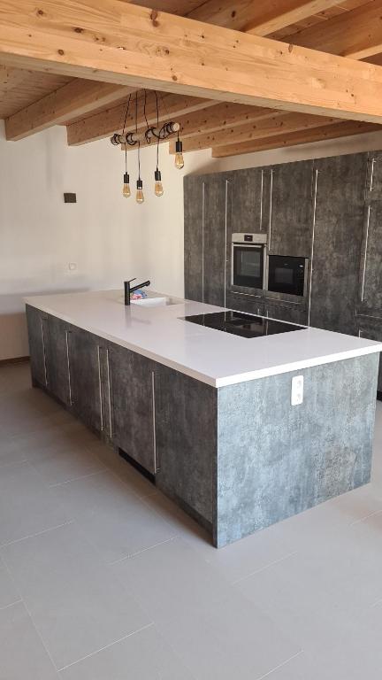 Kuchyň nebo kuchyňský kout v ubytování Stadtloft