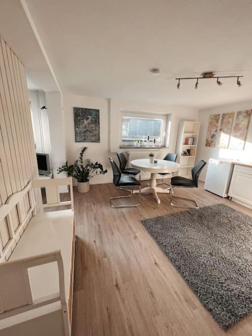 Posezení v ubytování Gemütliche Wohnung in Bleckede an der Elbe