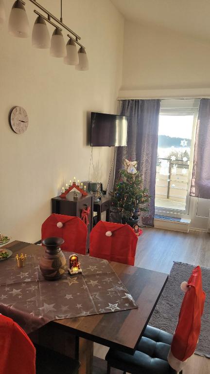 Posezení v ubytování King Panorama mit Netflix