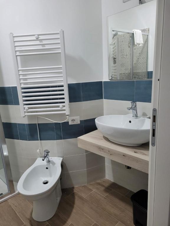 Koupelna v ubytování B&B Leon