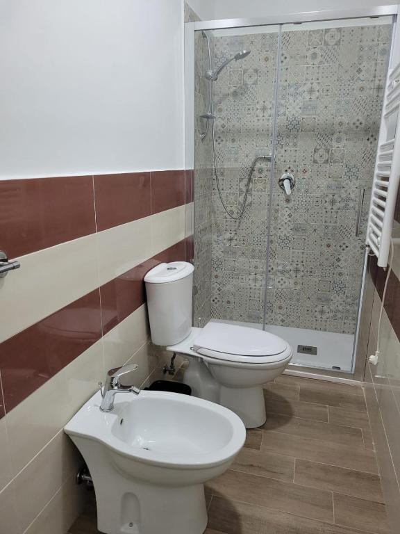 Koupelna v ubytování B&B Leon