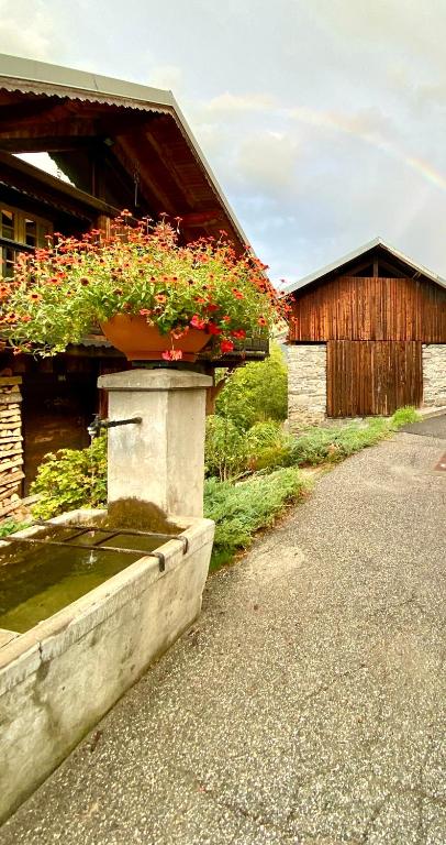 Vonkajšia záhrada v ubytovaní Chalet Greuffa