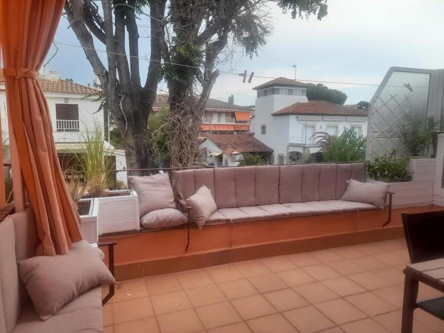 Balkón nebo terasa v ubytování Terrassa-Solarium Centre