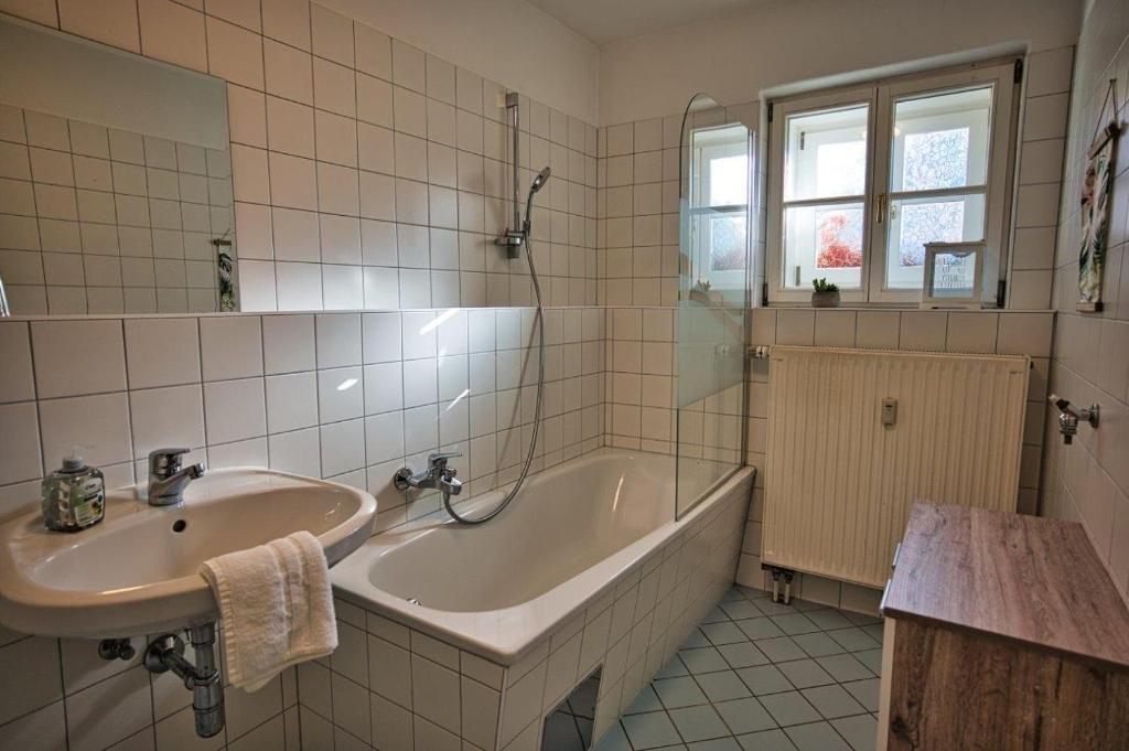 Kúpeľňa v ubytovaní GRASSEGGER APPARTEMENTHAUS
