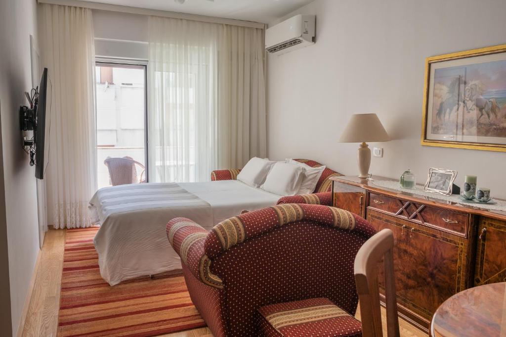 Posteľ alebo postele v izbe v ubytovaní Apartments Zagreb West