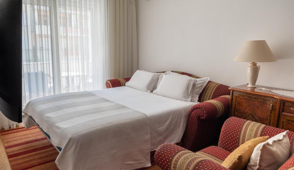 Posteľ alebo postele v izbe v ubytovaní Apartments Zagreb West