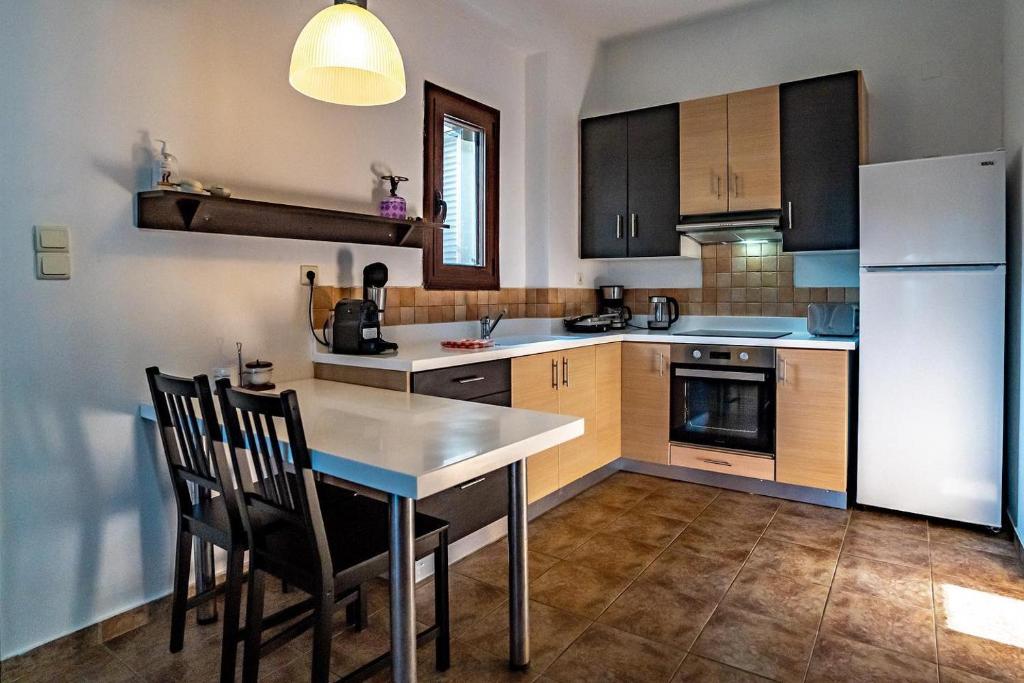 Kuchyň nebo kuchyňský kout v ubytování Chara House