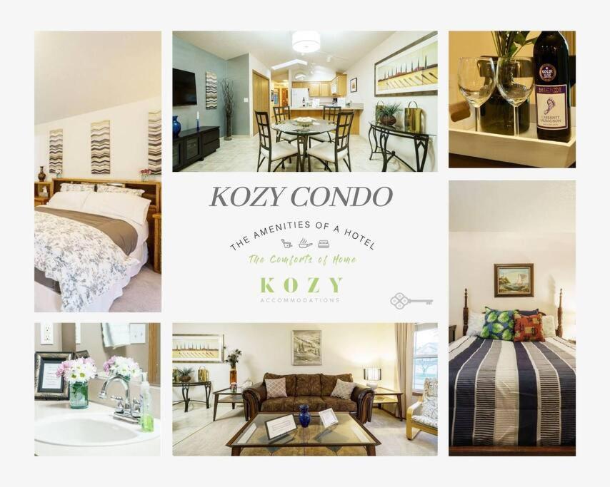 een collage van foto's van een slaapkamer en een woonkamer bij Kozy Condo-Near PDX-EZFwyAccess-Fast Wi-Fi in Vancouver