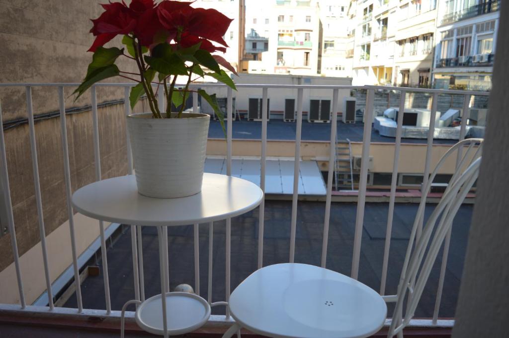 Balkón alebo terasa v ubytovaní Somnio Hostels