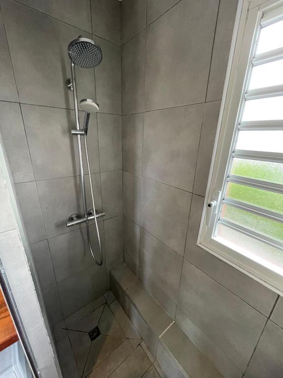 Koupelna v ubytování La villa Jalna Grenadine deux chambres et piscine privée