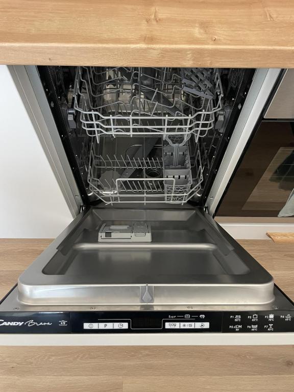 Köök või kööginurk majutusasutuses Apartmán Plešivec u sjezdovky