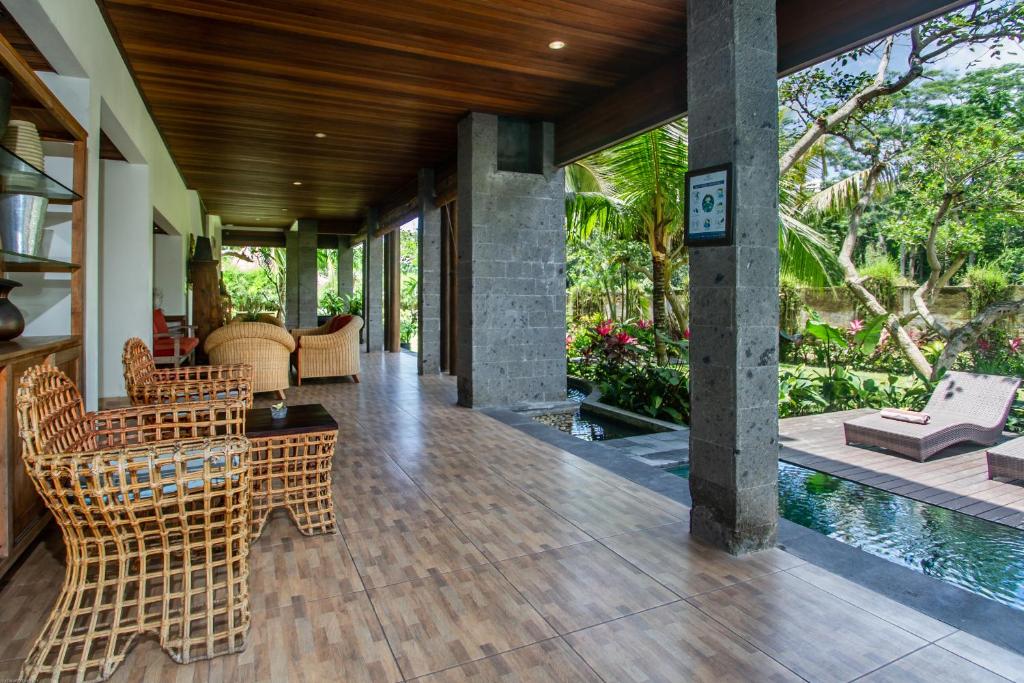 Zahrada ubytování Sarin Ubud Suites by Pramana Villas