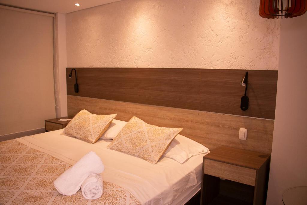 Postel nebo postele na pokoji v ubytování Cartagena Royal Hotel Boutique