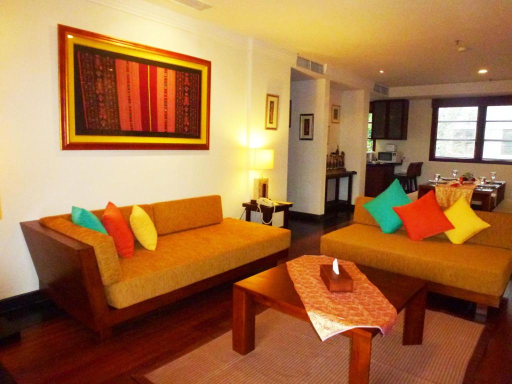 Area soggiorno di Nusa Dua Luxury 2 Bedroom Apartment