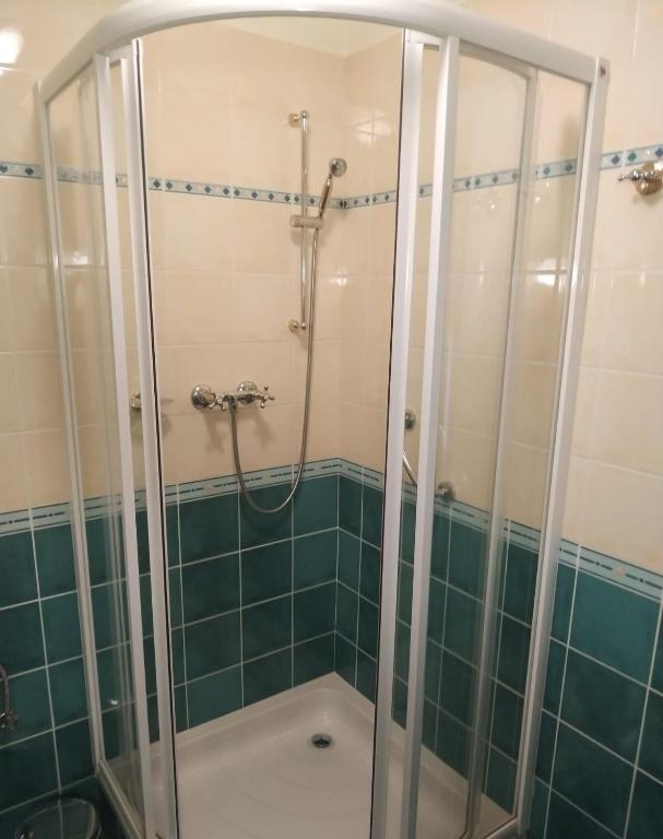 Koupelna v ubytování Hotel Svatý Tomáš