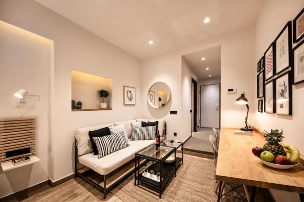 A seating area at Downtown Syntagma apartment 1