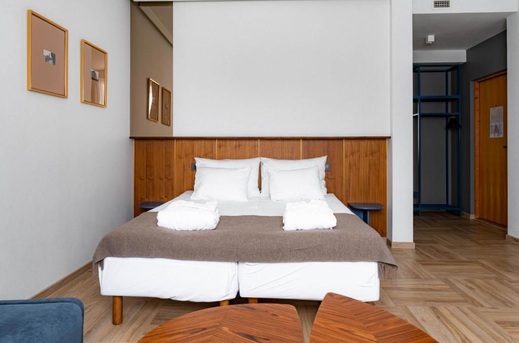 Postel nebo postele na pokoji v ubytování Narva Hotell & Spaa