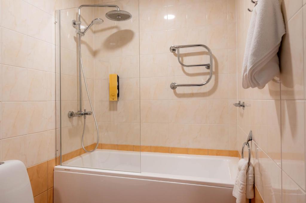 Koupelna v ubytování Narva Hotell & Spaa