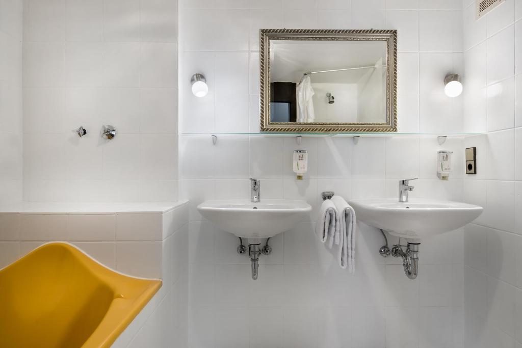 Koupelna v ubytování Hotel Strohgäu