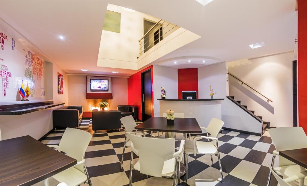 TV a/nebo společenská místnost v ubytování Hotel Classic