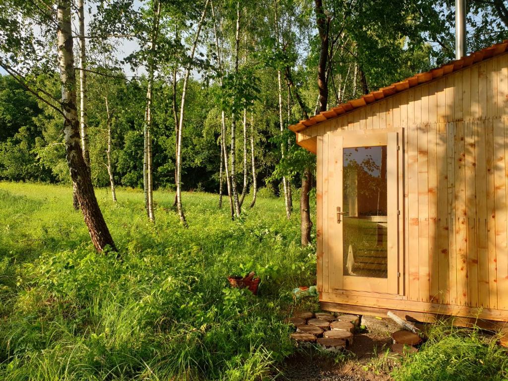 O grădină în afara Dobrica Hunting Lodge