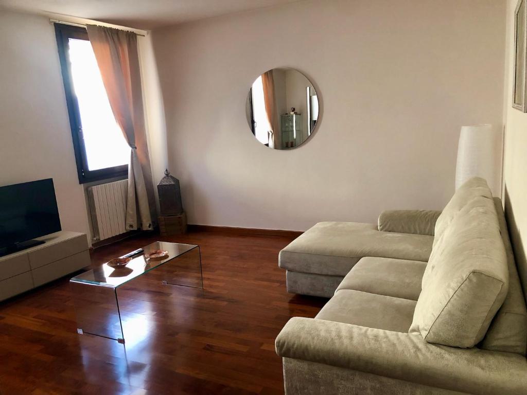 A seating area at Palazzo Bianchetti