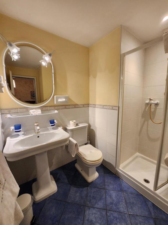 Koupelna v ubytování Hotel Millennium
