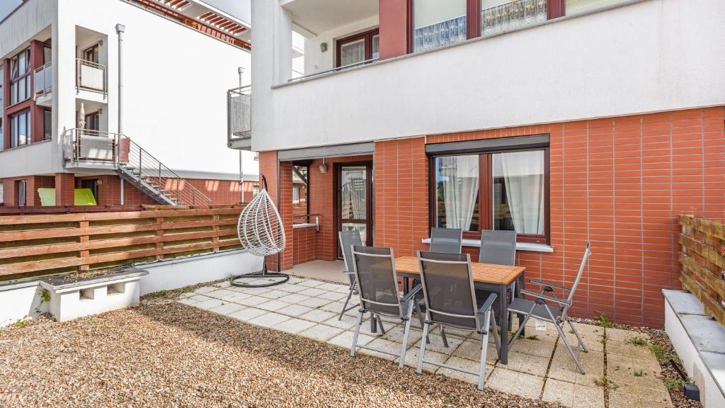 Balkón alebo terasa v ubytovaní Apartamenty Sun & Snow Kołobrzeg Jantar