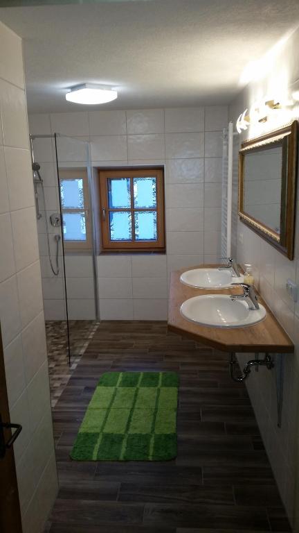 Kúpeľňa v ubytovaní Ferienhof Leo