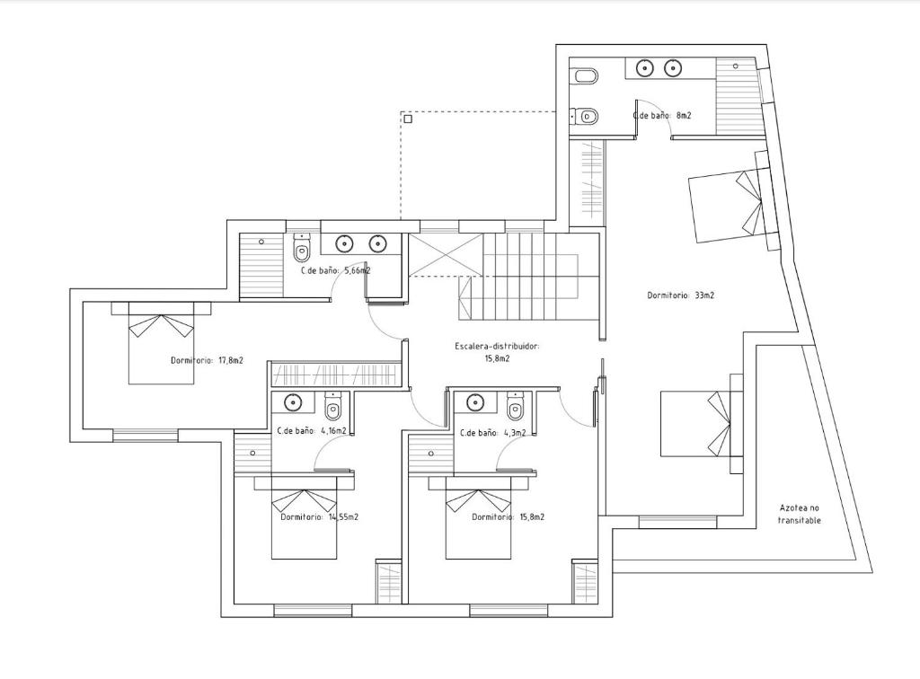 Půdorys ubytování VILLA EULALIA
