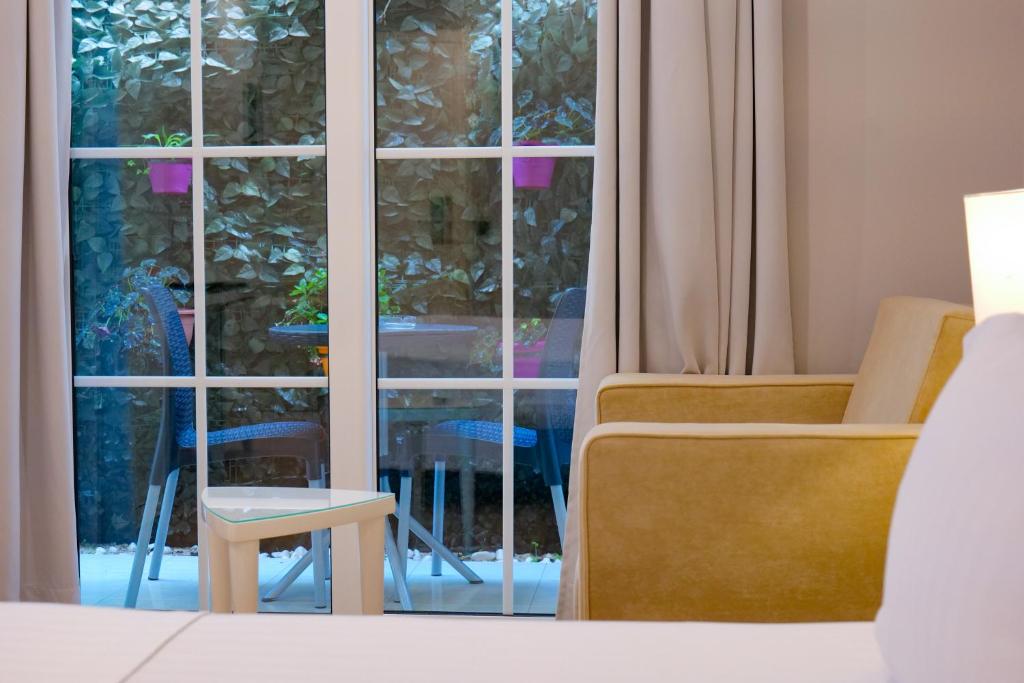 Posezení v ubytování Hotel Luxury