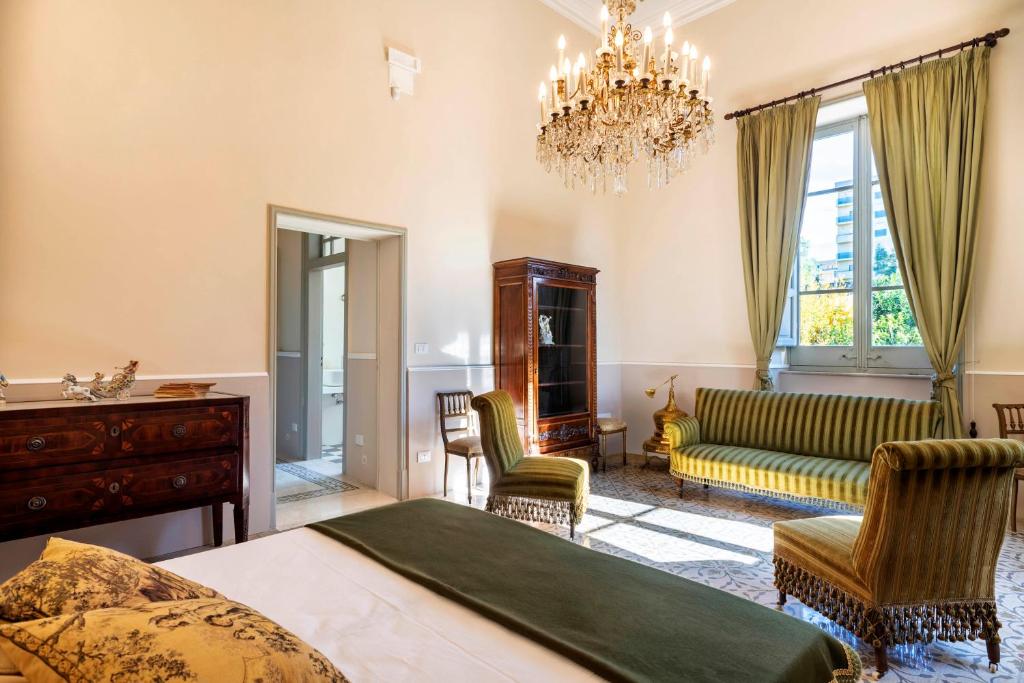 Łóżko lub łóżka w pokoju w obiekcie Villa Angelina - charming rooms & apartments