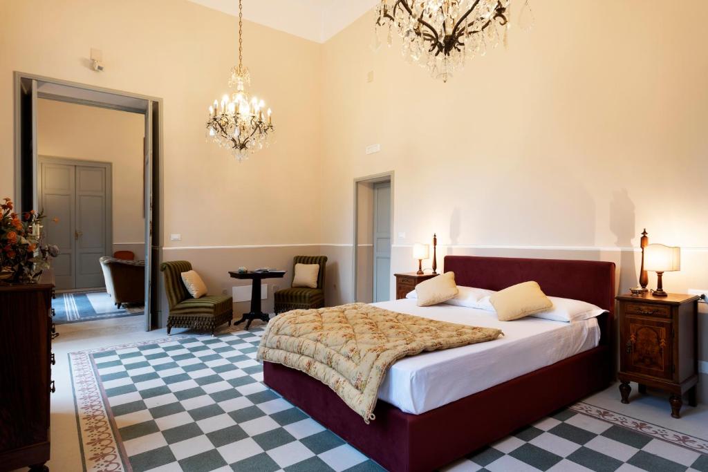 Łóżko lub łóżka w pokoju w obiekcie Villa Angelina - charming rooms & apartments
