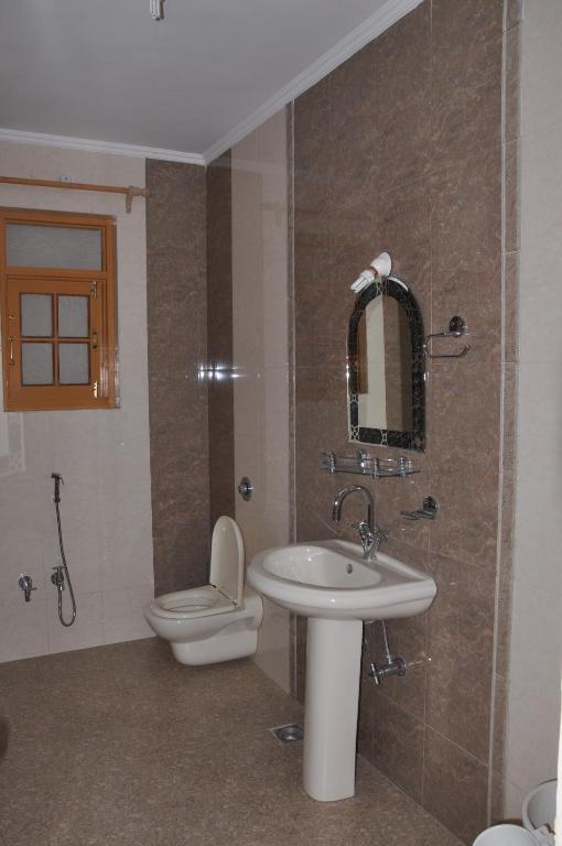 Koupelna v ubytování Hotel Al Azrah