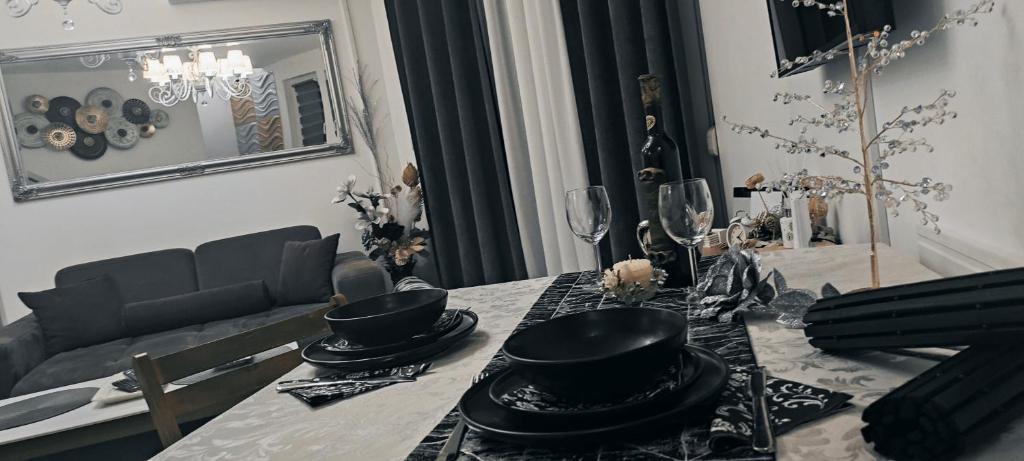 Posezení v ubytování Divcibare As apartmani