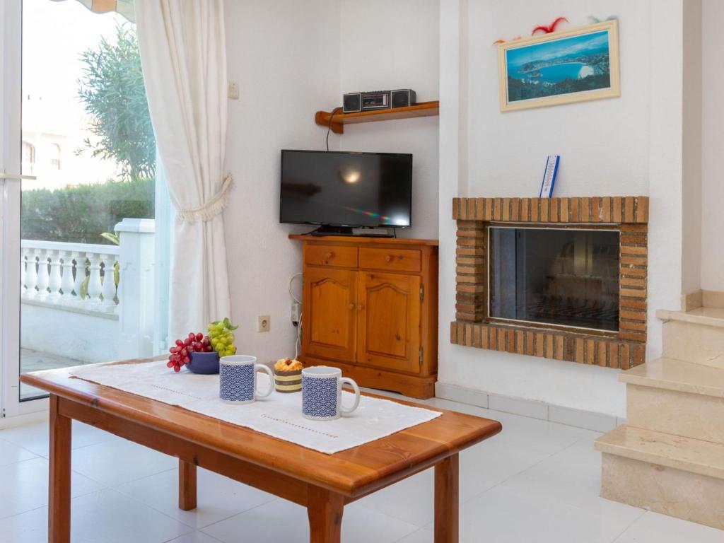 TV a/nebo společenská místnost v ubytování Holiday Home Montalt VI by Interhome