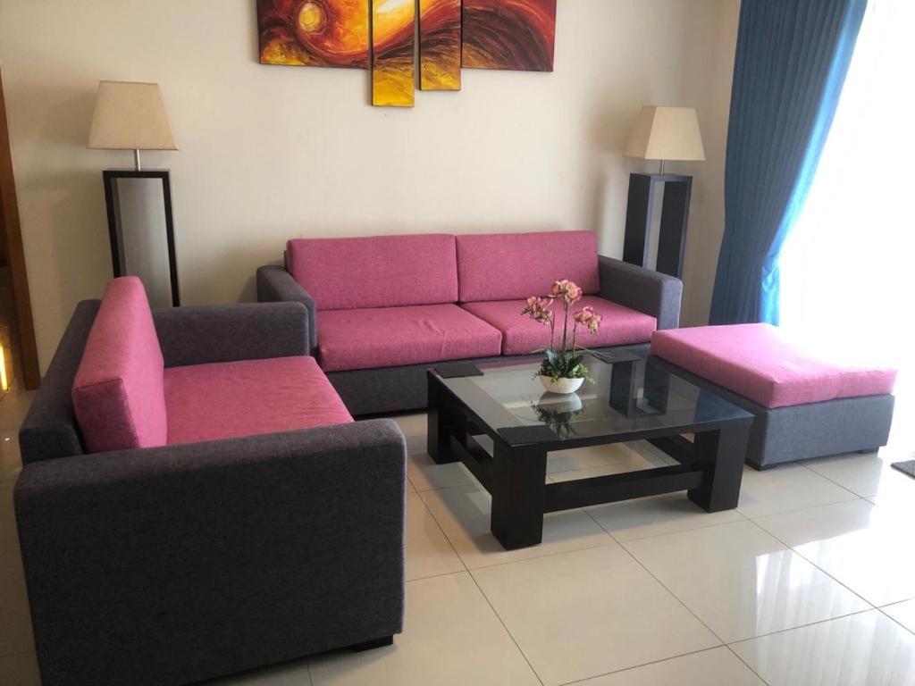 Χώρος καθιστικού στο Luxury Havelockcity Apartment