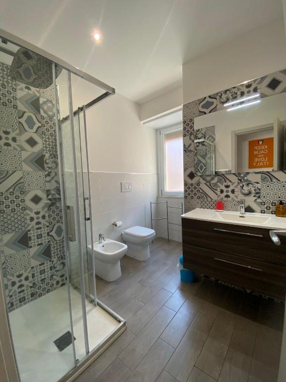 A bathroom at Gianluca Apartments 7