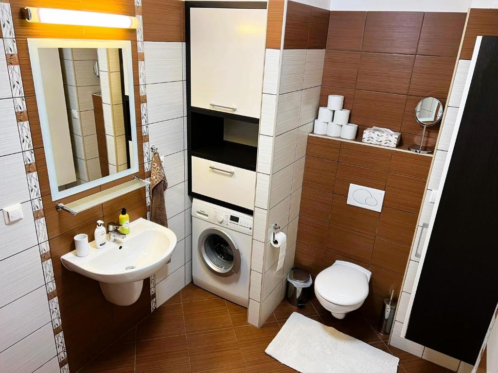 Koupelna v ubytování Dream Apartments No.202 - Right in the heart of Tále